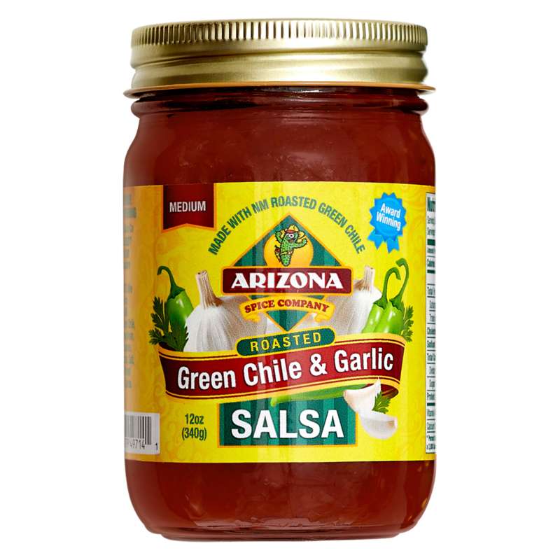 Green Chile and Garlic salsa from the Arizona Spice Company