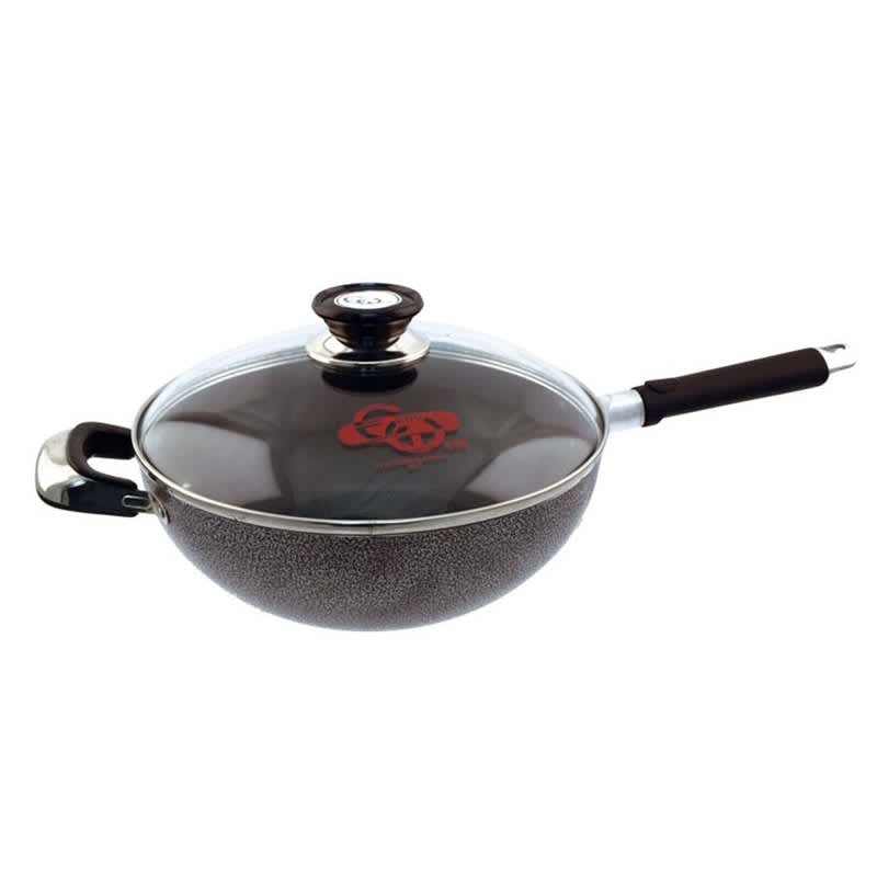 nonstick pan with glass lid