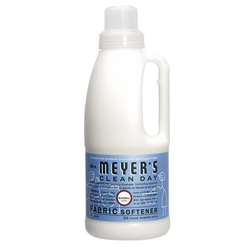 32 oz container of Mrs. Meyer’s Fabric Softener in the scent “Bluebell”