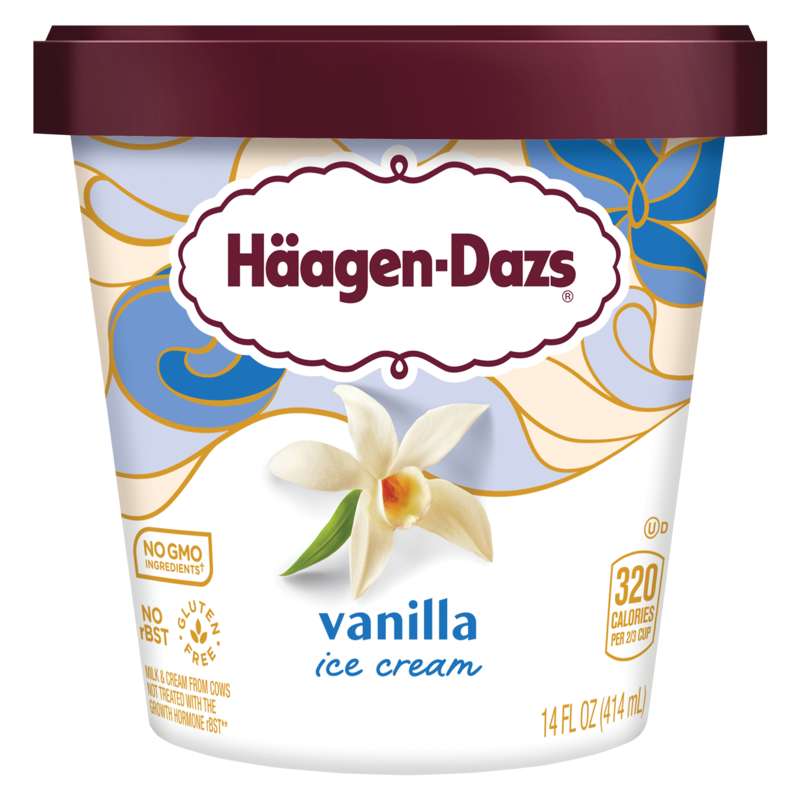 Haagen Dazs vanilla ice cream pint