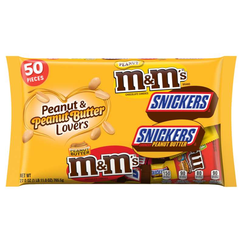 Bag of peanut and peanut lovers assorted chocolates