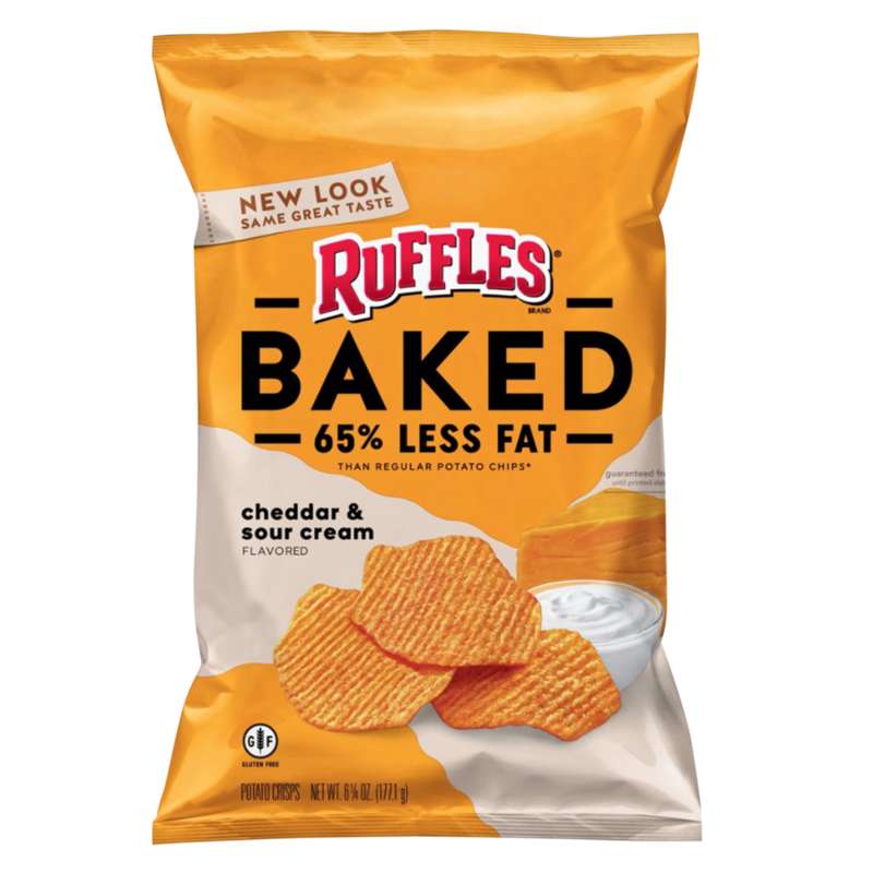 Ruffles Baked Cheddar & Sour Cream Potato Chips 6.25oz