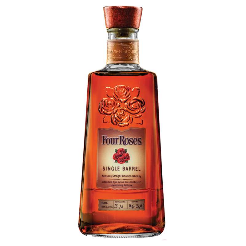 Bottle of Four Roses Single Barrel Bourbon