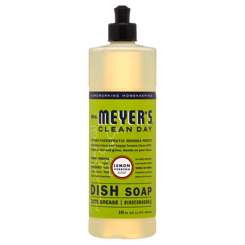 16 oz bottle of Mrs. Meyer’s Dish Soap in the scent “Lemon Verbena”