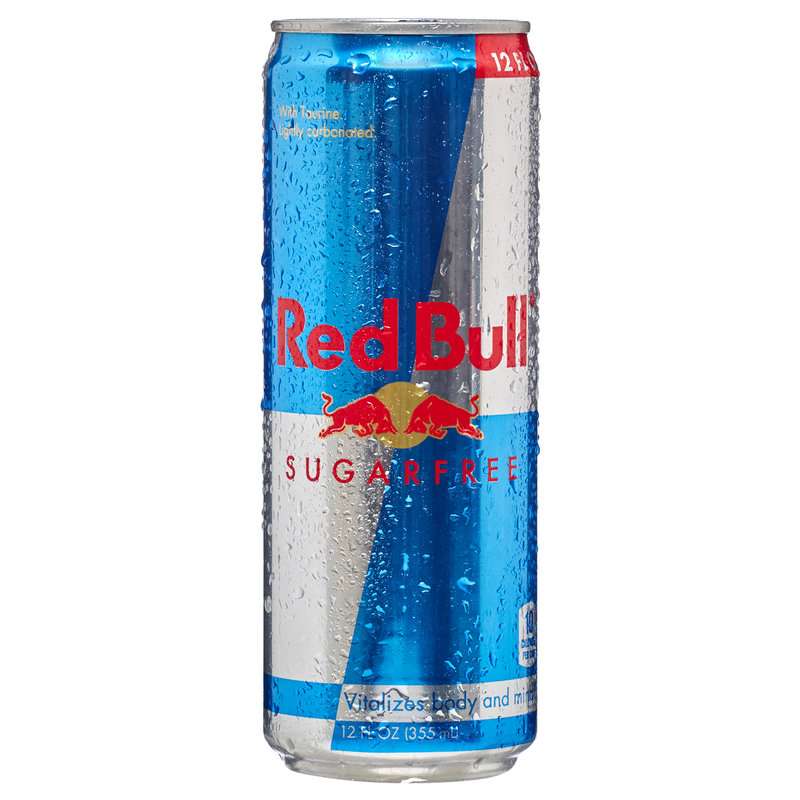 A can of Red Bull Sugar Free