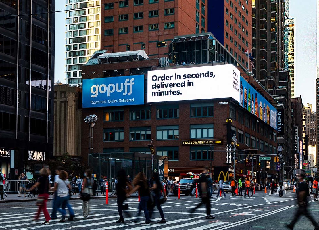Gopuff billboard