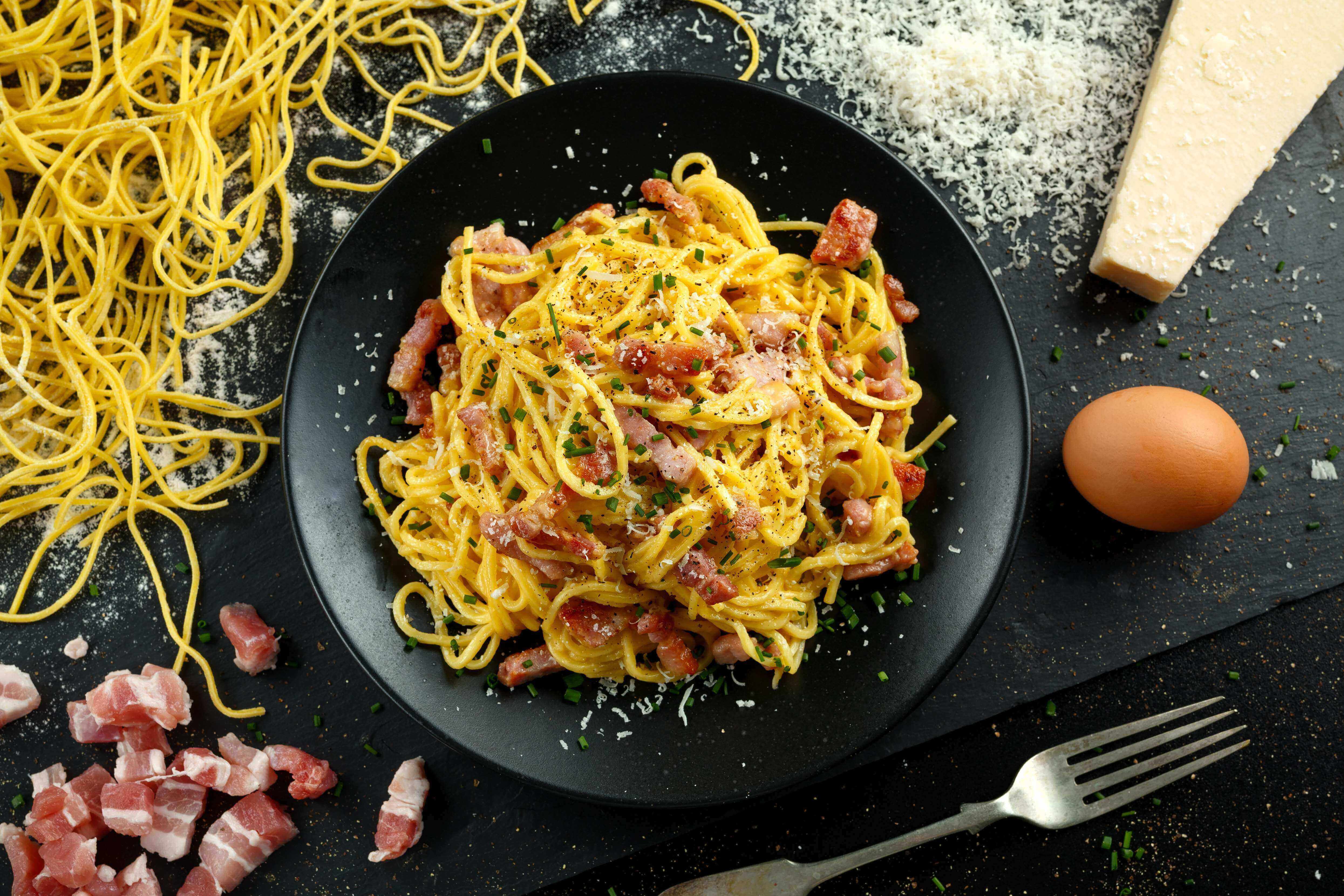 The Best and Creamiest Pasta Carbonara Recipe You Will Ever Find! | Gopuff