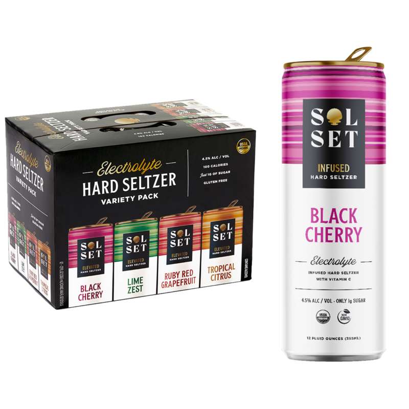 Solset Electrolyte Hard Seltzer Variety Pack