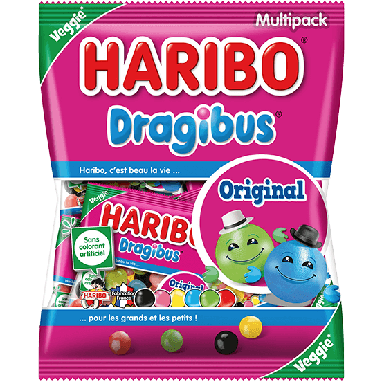 Haribo Dragibus Original Veggie Multipack