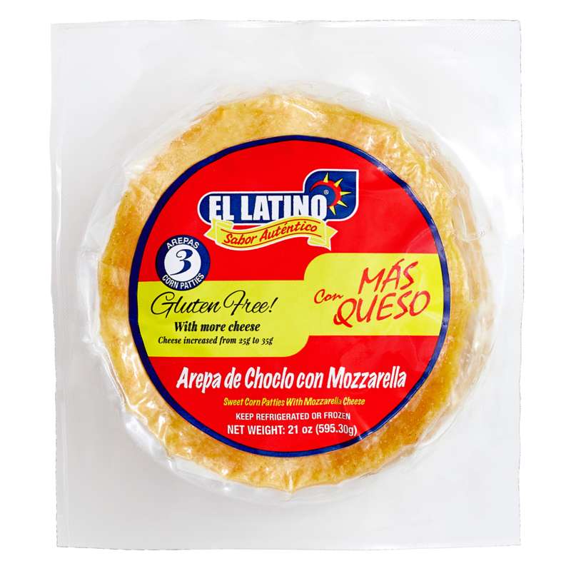 Cheese arepas de chocolo from El Latino Foods in Miami
