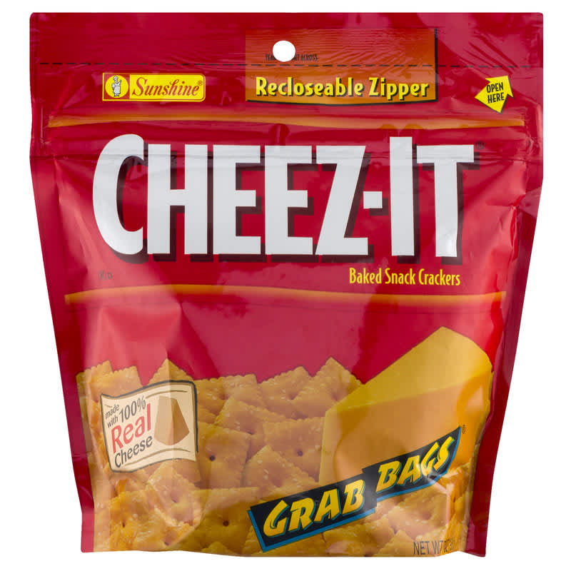 A grab bag of Cheeze-It crackers