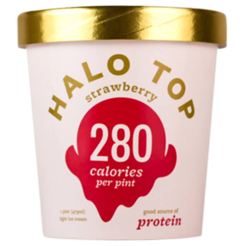 Halo Top Strawberry ice cream pint