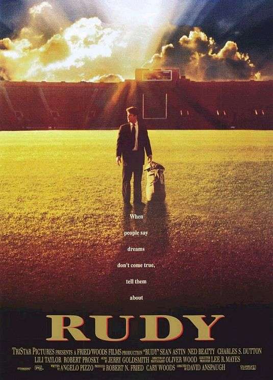 Movie poster for Rudy
