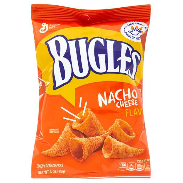 A bag of nacho cheese Bugles