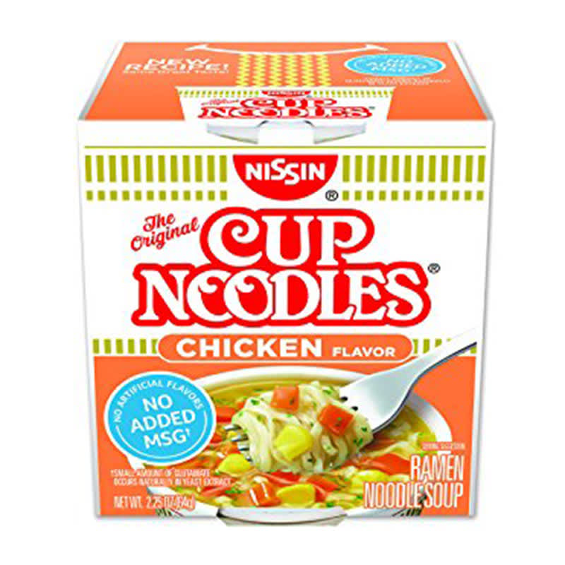Nissin Cup Noodles ramen, Chicken flavor