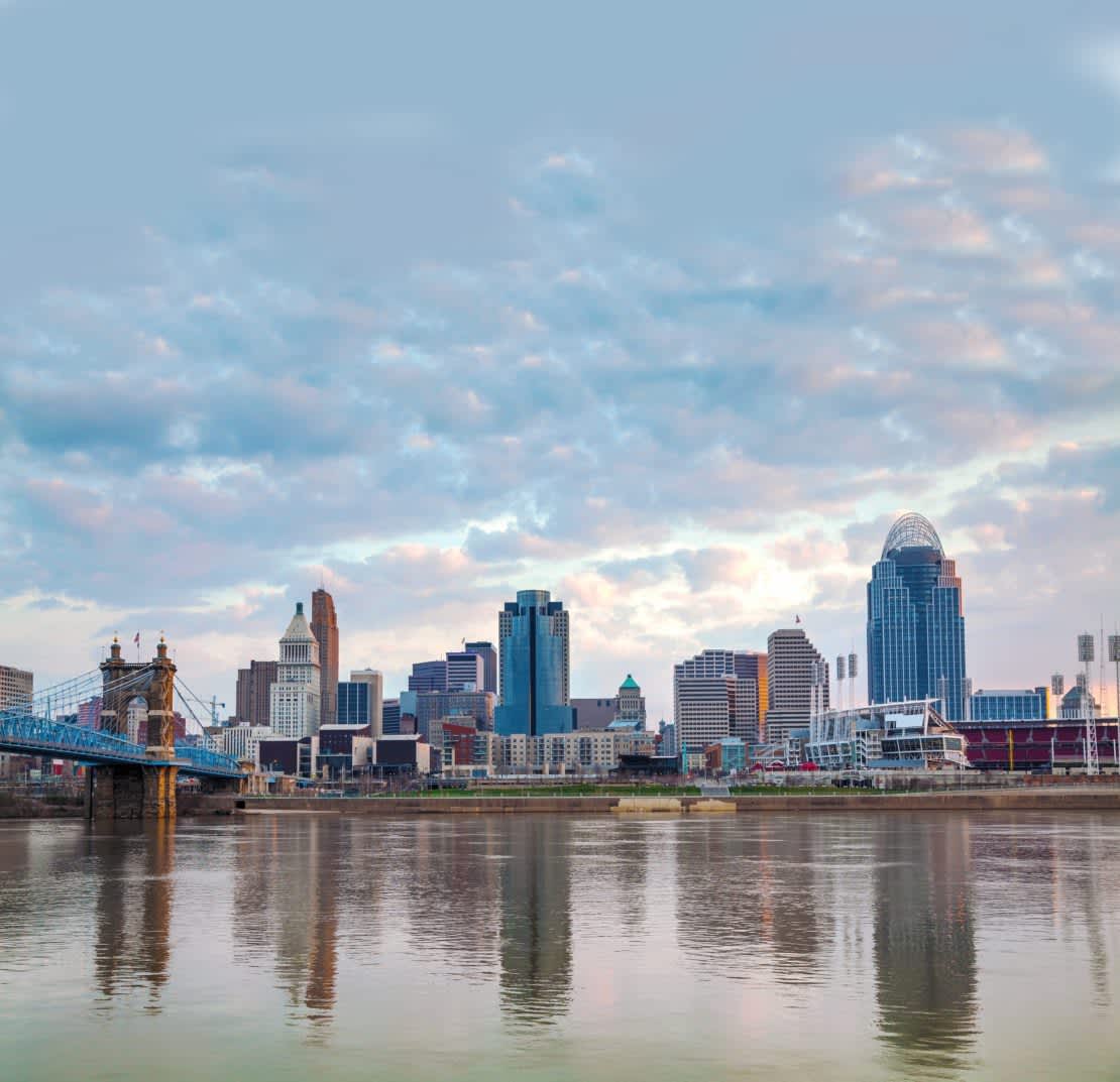 Cincinnati city skyline