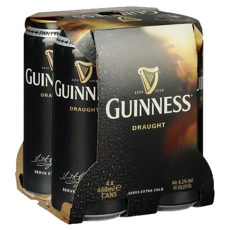Guinness 4pk 14.9oz Can 4.2% ABV