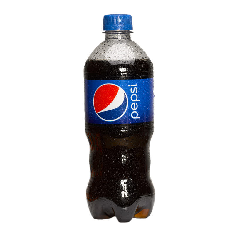 A 20 ounce bottle of Pepsi