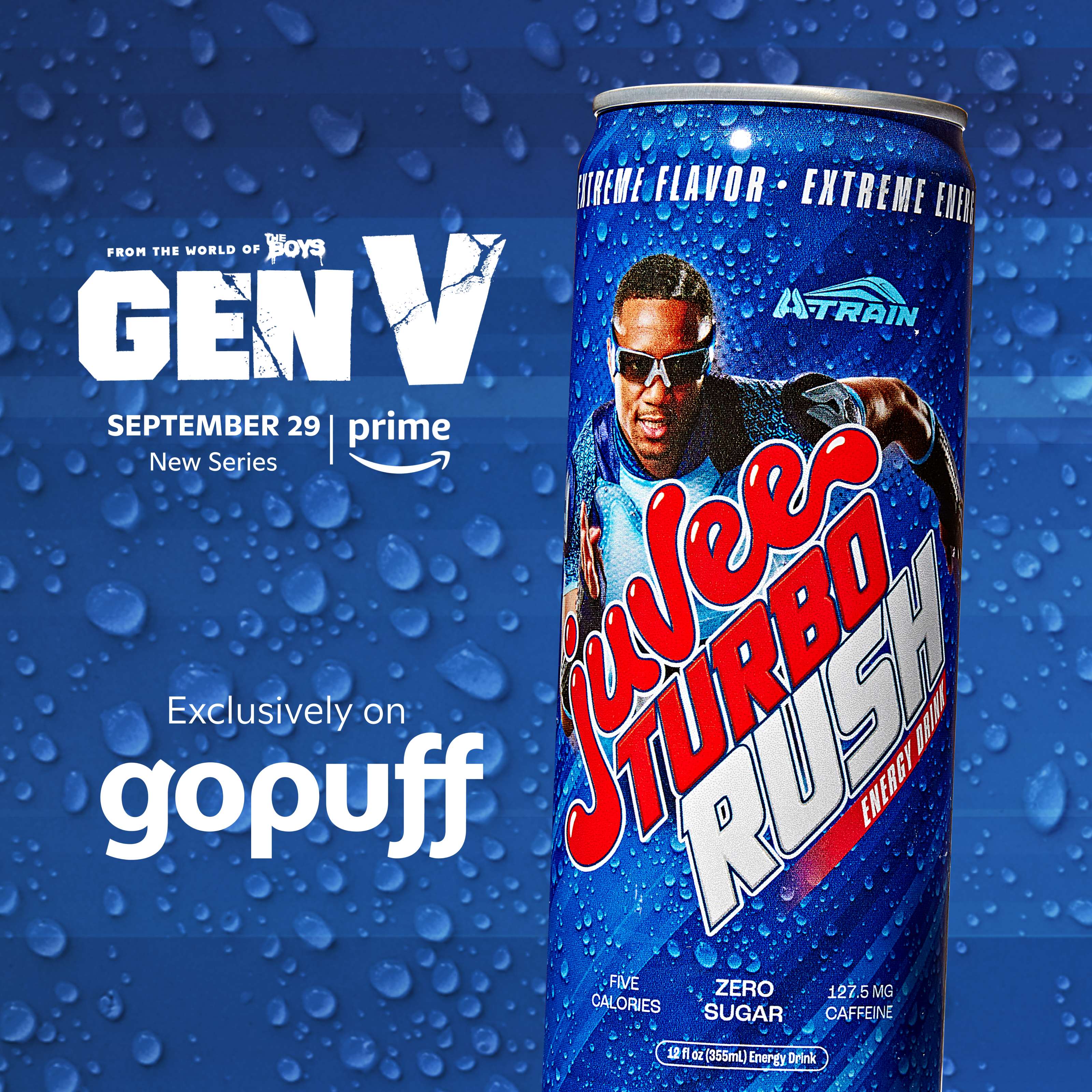 Gopuff and Juvee Create ‘Turbo Rush’ Energy Drink to Help Fans Celebrate The Gen V Premiere