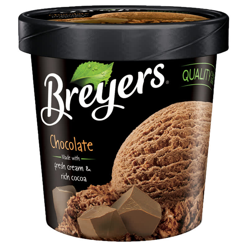 Breyer's chocolate ice cream pint
