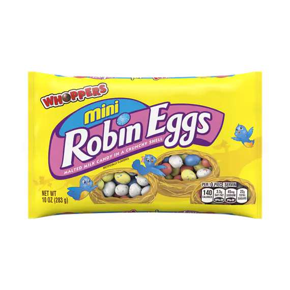 Bag of mini Robin Egg Whoppers 