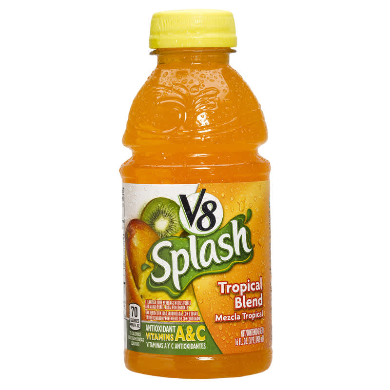 V8 Splash Tropical Blend Juice 16oz Btl