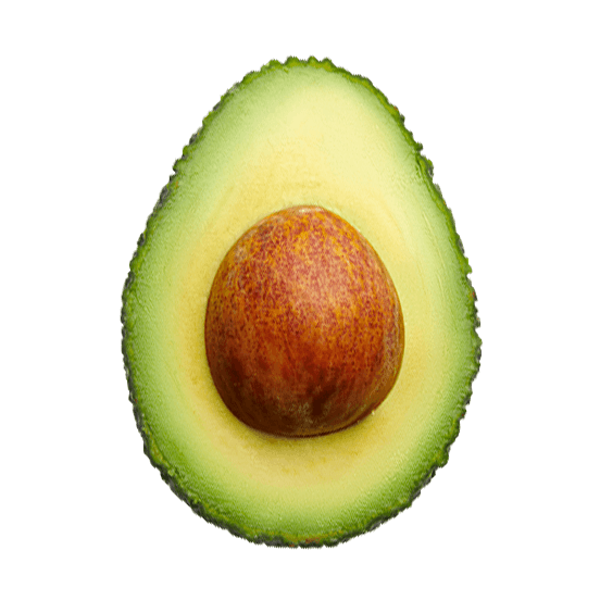 Avocado Sliced In A Half