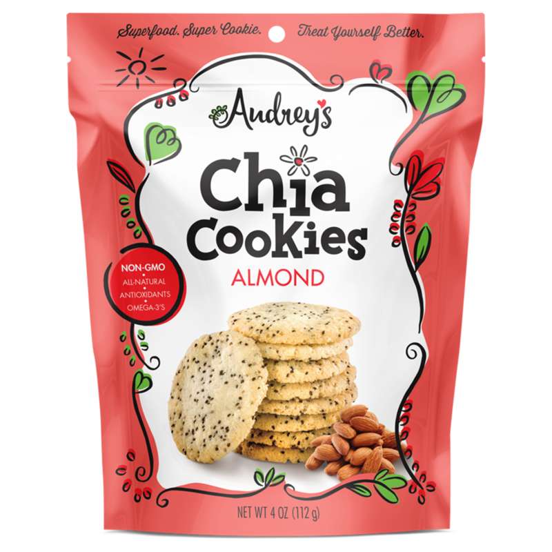 Audrey's chia cookies almond