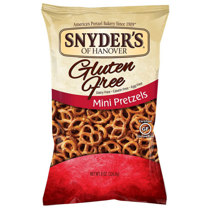 Snyder's gluten free mini pretzels, 8oz