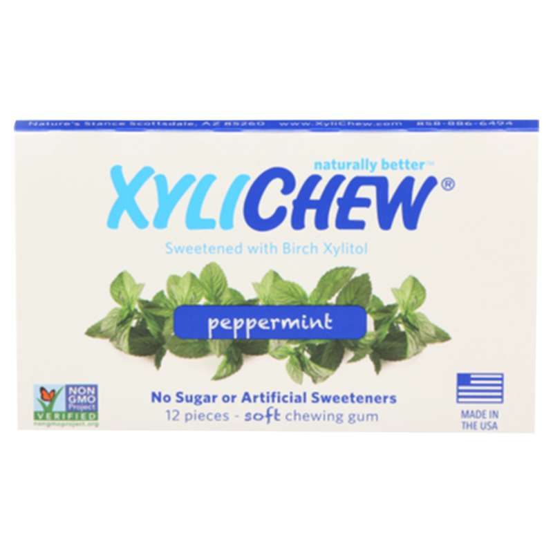 Xylichew Peppermint Gum 12ct