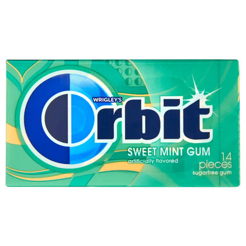 Orbit Sugar Free Gum Sweet Mint 14ct