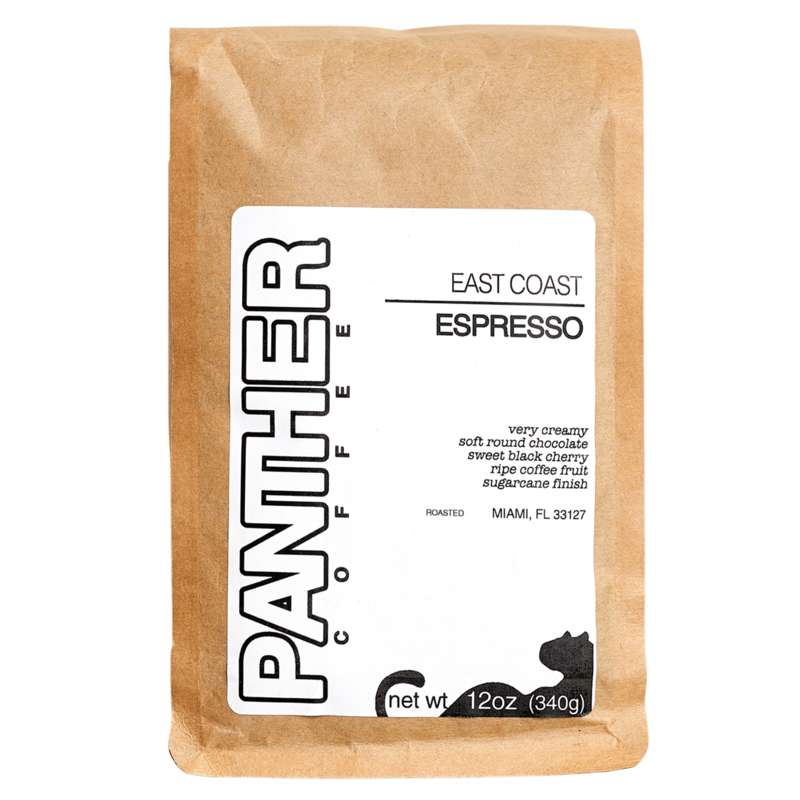 Bag of Panther Coffee Espresso