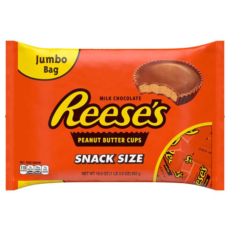 Jumbo bag of Snack Size Reese’s Peanut Butter Cups