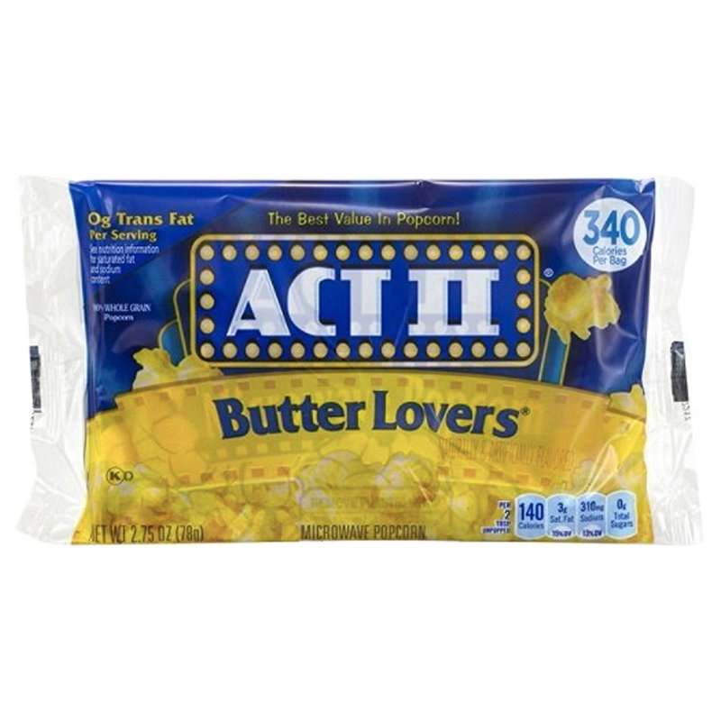 Act 2 Butter Lovers Popcorn, 2.75 ounce
