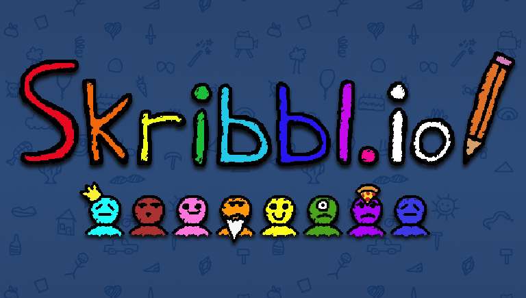 Skribbl online game banner