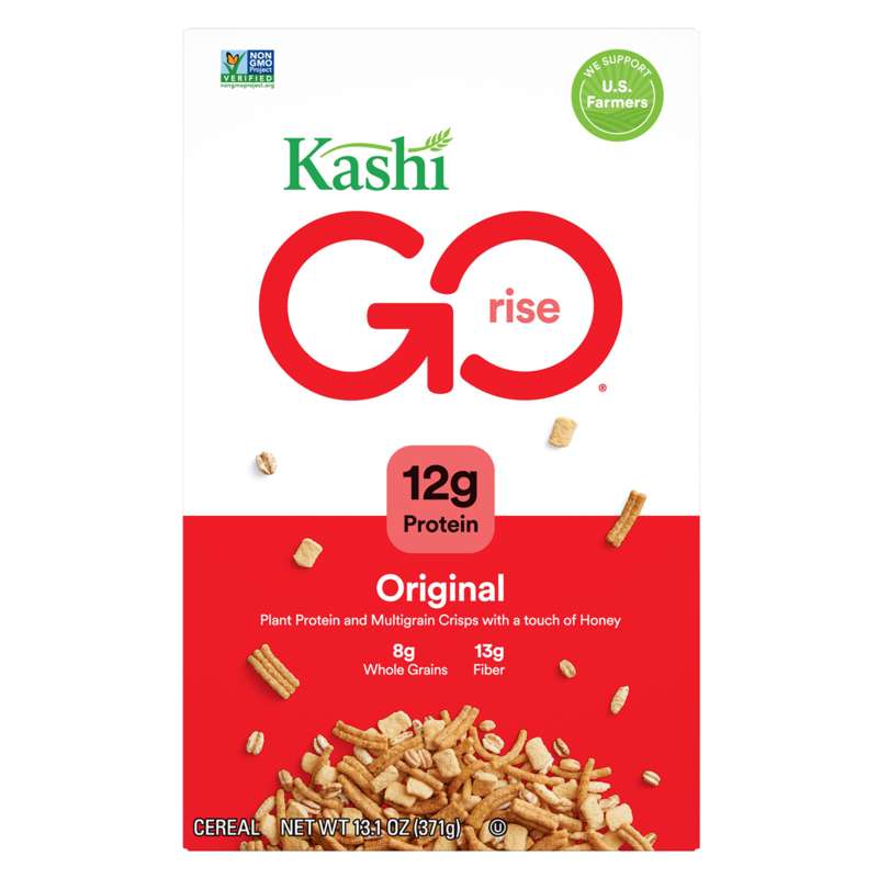 A 13.1 oz box of Kashi brand Go Lean cereal