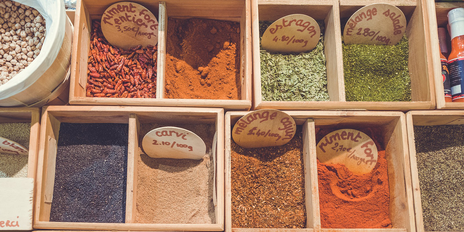 いろいろなスパイス