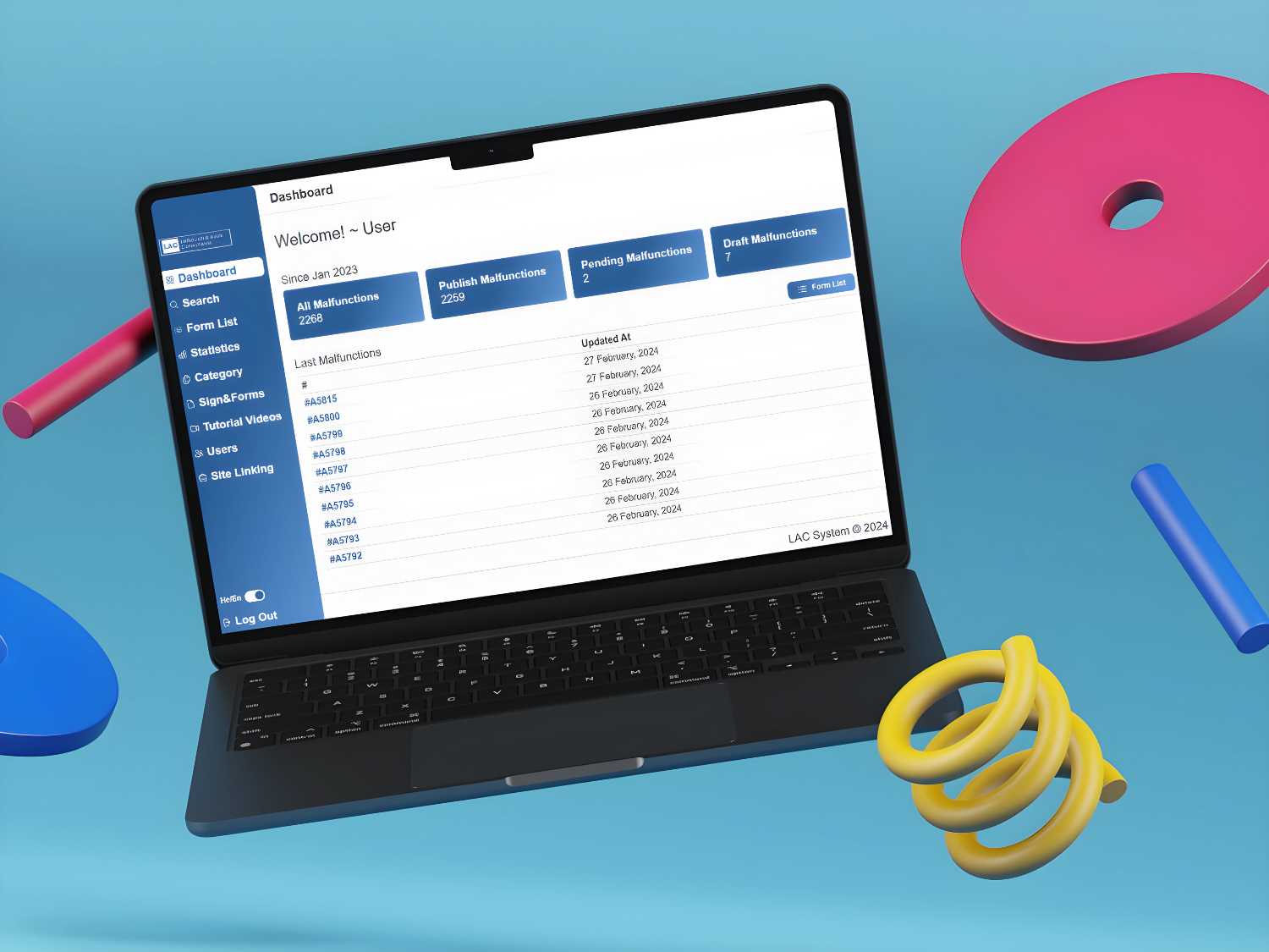 Reporting System | A Successful Project by F Koin Tech
