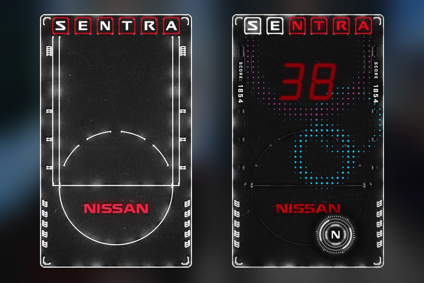 The final 3D Nissan court designs