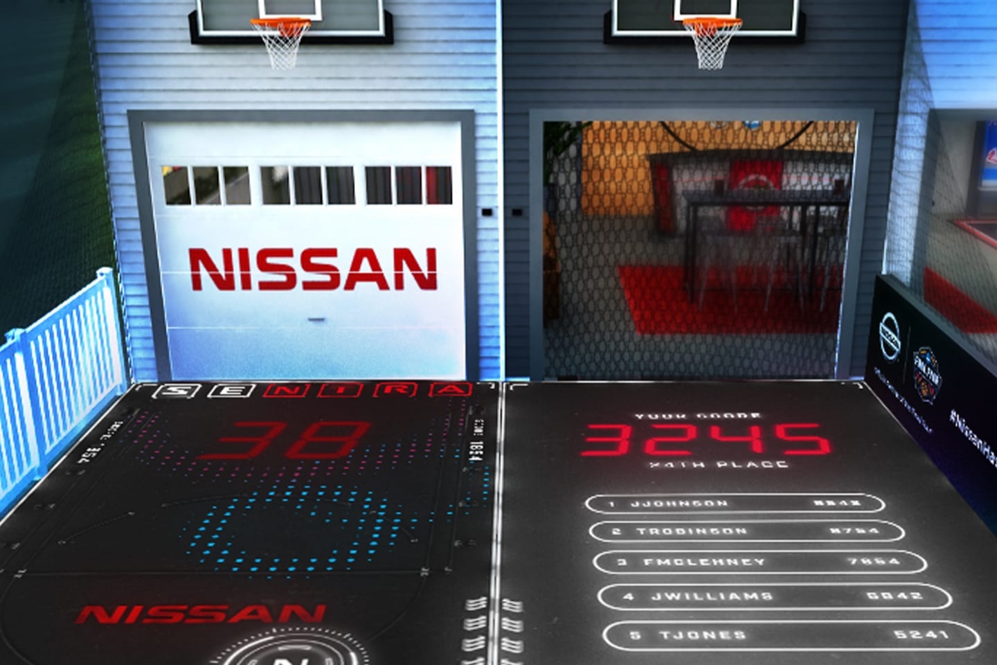 A rendering of the Nissan activation space