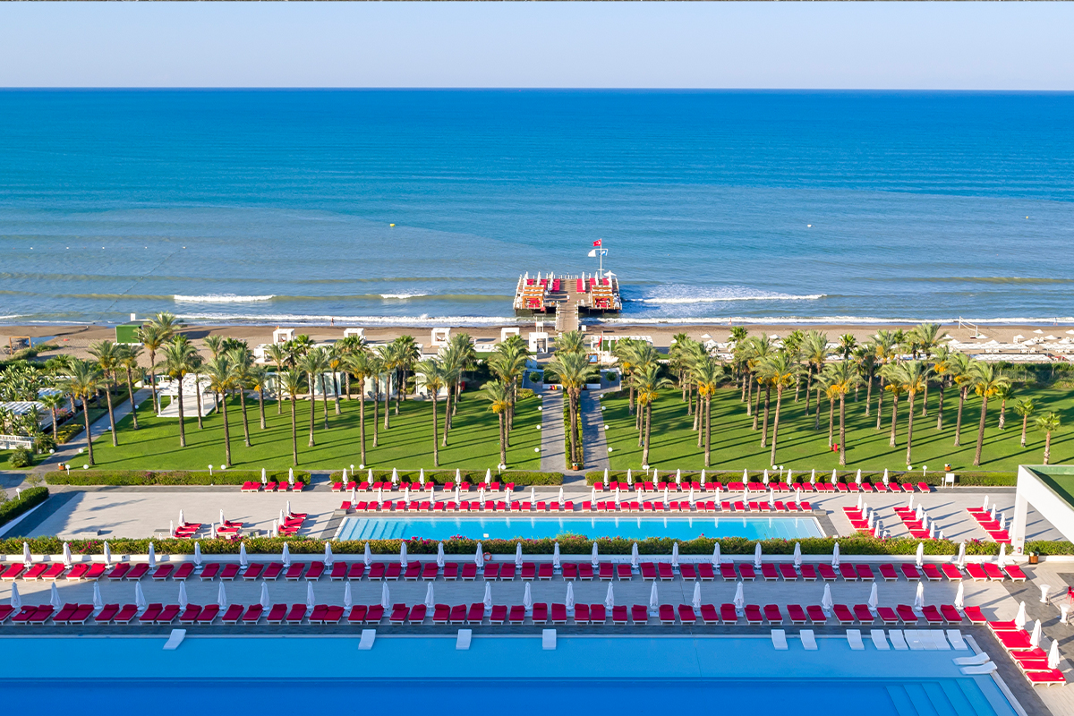 Adam & Eve Hotel beachfront view