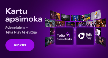 Nori dar geresnio pasiūlymo? Imk internetą ir televiziją kartu!