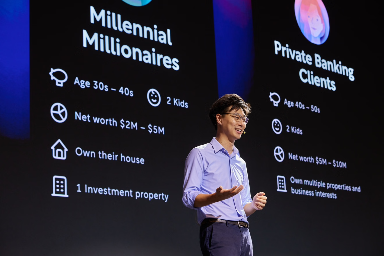 Co-founder, Edward Chiang at the global launch of Arta Finance.