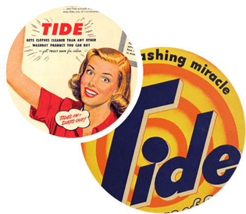Imagem do antigo logo da Tide