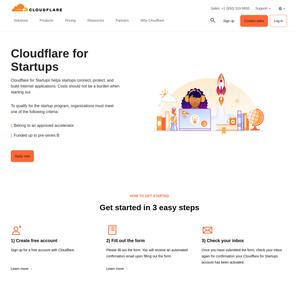 Cloudflare for Startups