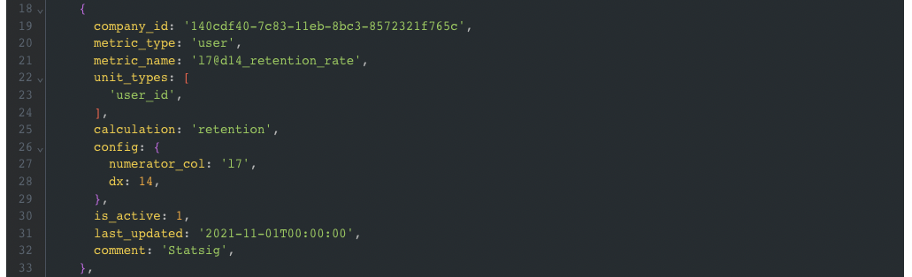 configuring custom metric creation