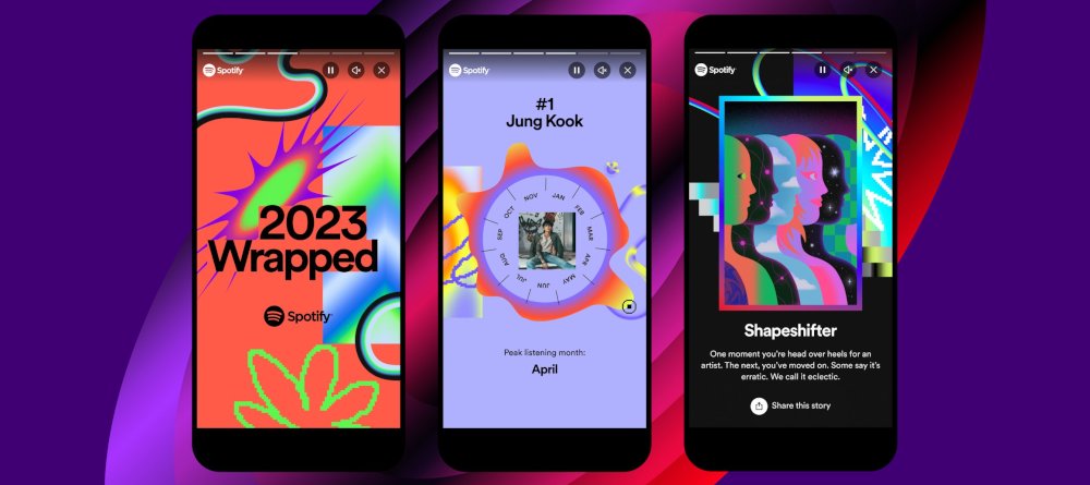 2023 spotify wrapped interface