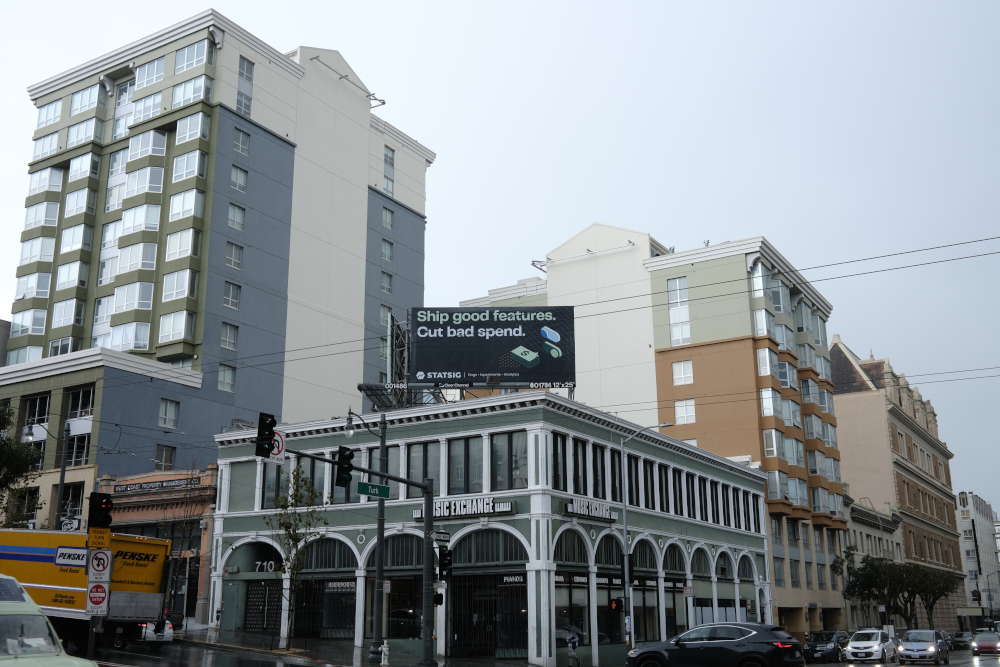 a San Francisco billboard that reads 