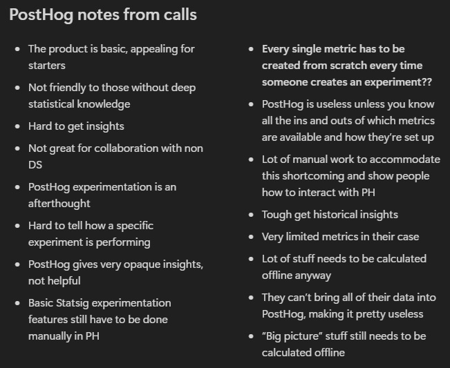 posthog notes aug 7