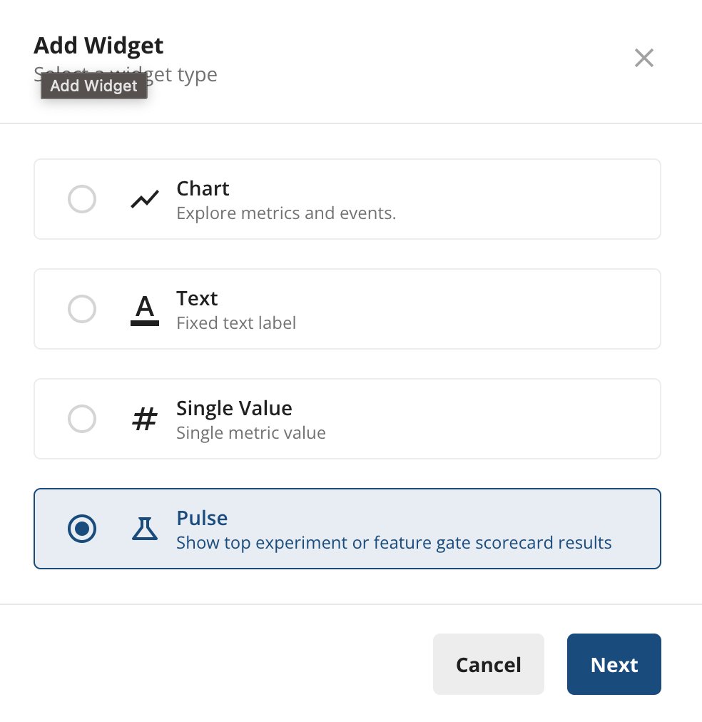 creating a pulse widget